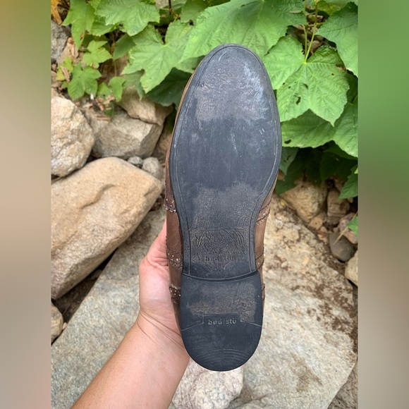 Vintage Bed Stu Men's Size 8 Brown Leather Oxfords Preppy Dark Academia Grandpa - Picture 5 of 9